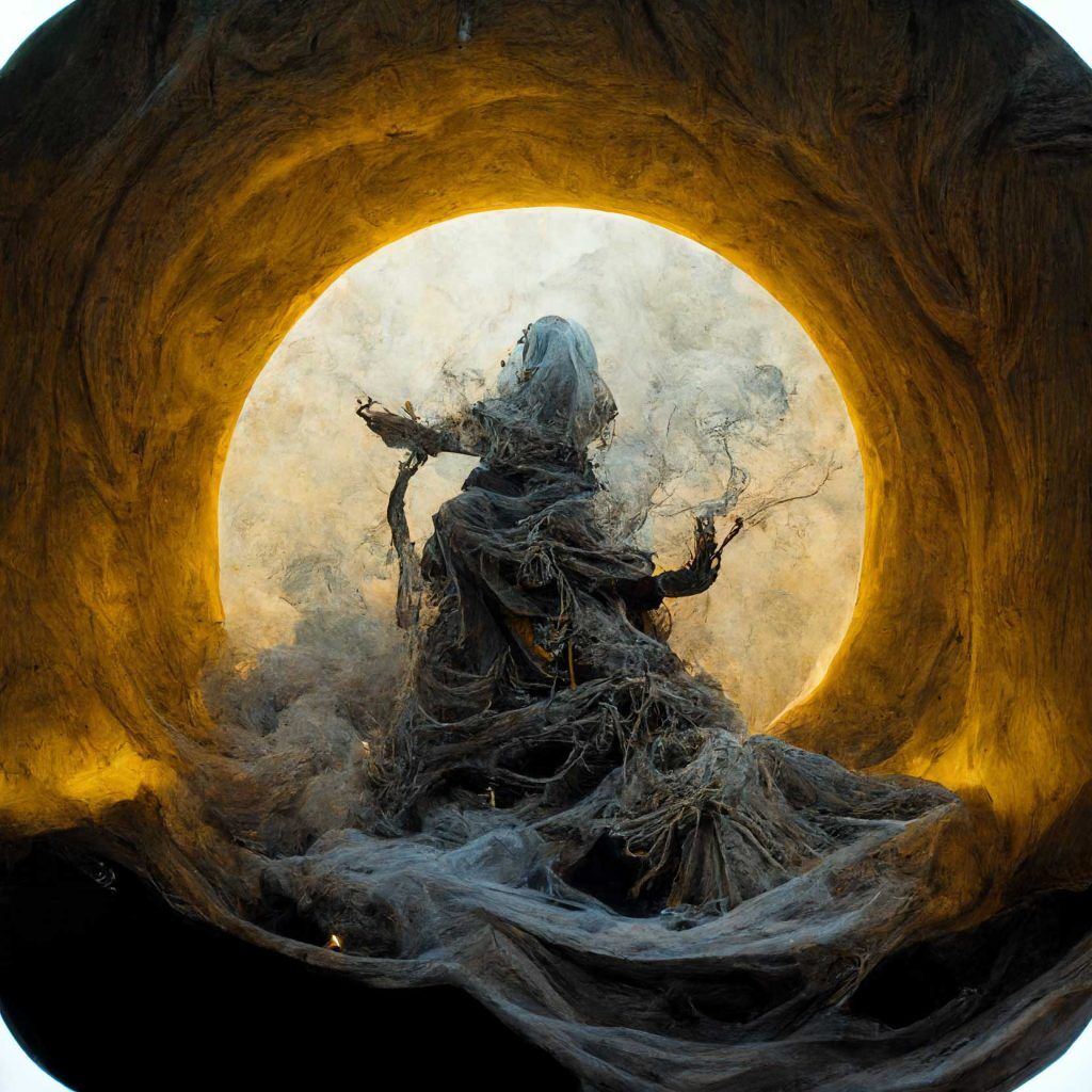 Dhumavati Mahavidya - Our Lady of Smoke - BraveWorld